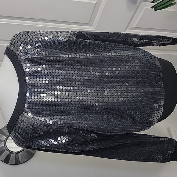 Victorias Secret Pink Limited Edition Sequins BLING Varsity Sweatshirt  Large - Picture 10 of 12